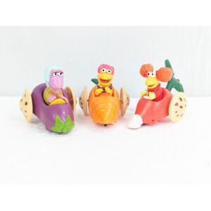 McDonald's Fraggle Rock Vegetable Cars Happy Meal Toys Set of 3‎ 1988